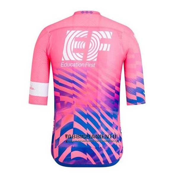 Abbigliamento EF Education First 2020 Manica Corta e Pantaloncino Con Bretelle Rosa - Clicca l'immagine per chiudere